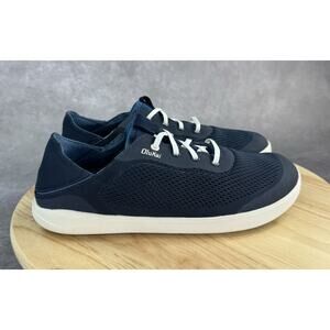 Olukai Moku Pae Slip On Shoes Casual Sneakers Blue Mens Size 9.5 Comfort Casual